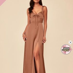 Azazie Bridesmaid Style Gown in “Bronzer” NEW